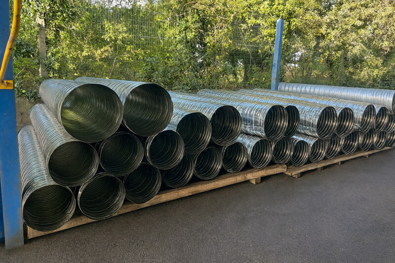 Fabrication Française Gaines de ventilation INOX 304L et 316L – 