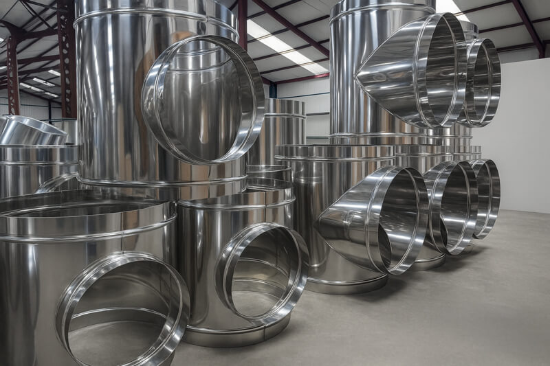 Gaine de ventilation INOX 304L & 316L – Fabrication Française